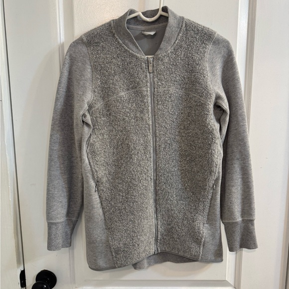 Jackets & Blazers - Lululemon Stand Out Sherpa Jacket Heathered Core Light Grey / Silver Drop